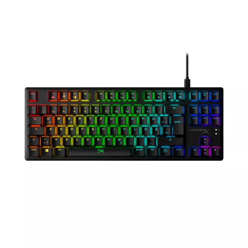 HyperX Alloy Origins Core – mechaninė žaidimų klaviatūra – HX Red (DE išdėstymas)