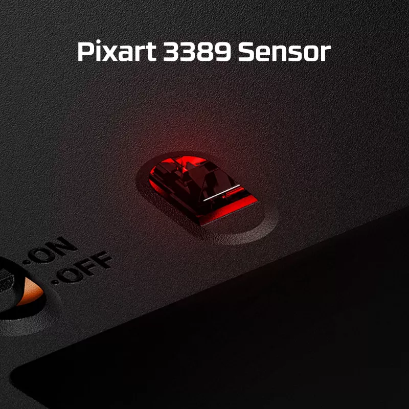 HyperX Pulsefire Dart - belaidė žaidimų pelė (juoda)