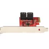StarTech.com SATA PCIe kortelė - 4 prievadų PCIe SATA išplėtimo kortelė - 6Gbps - žemo profilio laikiklis - sumontuotos SATA jungtys - ASM1164 Non-Raid - PCI Express į SATA keitiklis