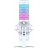 HyperX QuadCast S - USB mikrofonas (balta-pilka) - RGB apšvietimas