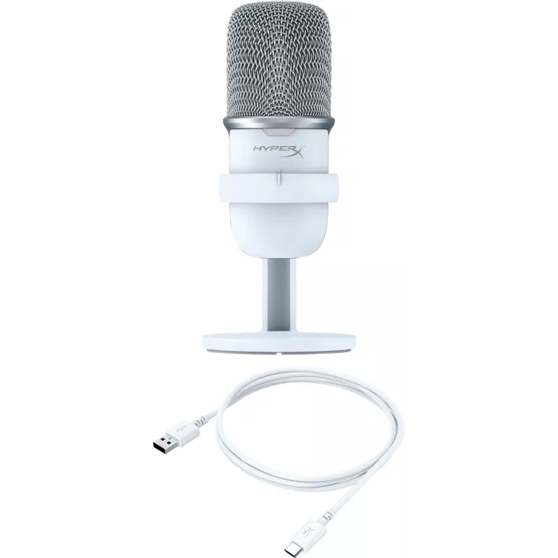 HyperX SoloCast – USB mikrofonas (baltas)