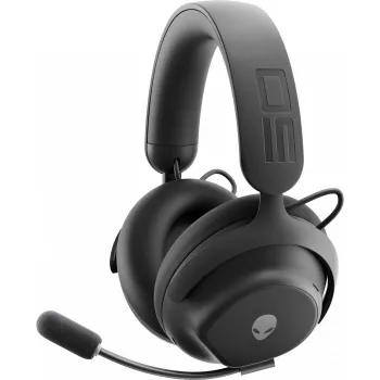 Ausinės / ausinių rinkinys Alienware PRO-HS-G-DEAM, laidinės ir belaidės, antgalvinės, žaidimams, USB Type-C, Bluetooth, juodos