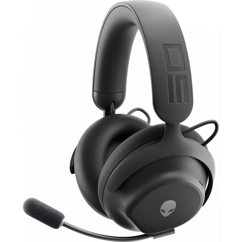 Ausinės / ausinių rinkinys Alienware PRO-HS-G-DEAM, laidinės ir belaidės, antgalvinės, žaidimams, USB Type-C, Bluetooth, juodos