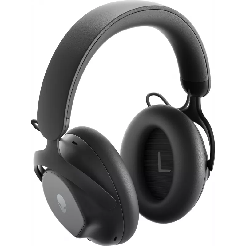 Ausinės / ausinių rinkinys Alienware PRO-HS-G-DEAM, laidinės ir belaidės, antgalvinės, žaidimams, USB Type-C, Bluetooth, juodos