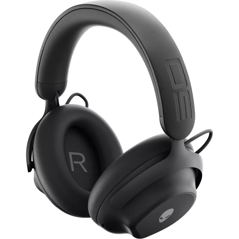 Ausinės / ausinių rinkinys Alienware PRO-HS-G-DEAM, laidinės ir belaidės, antgalvinės, žaidimams, USB Type-C, Bluetooth, juodos