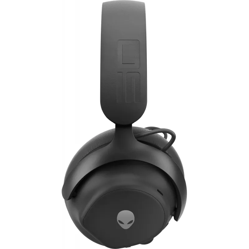 Ausinės / ausinių rinkinys Alienware PRO-HS-G-DEAM, laidinės ir belaidės, antgalvinės, žaidimams, USB Type-C, Bluetooth, juodos