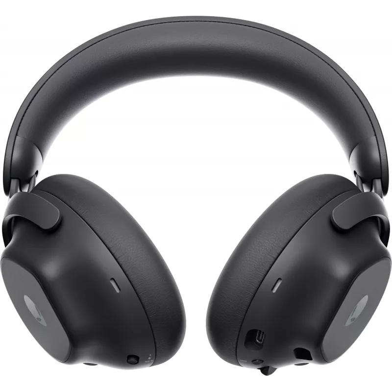Ausinės / ausinių rinkinys Alienware PRO-HS-G-DEAM, laidinės ir belaidės, antgalvinės, žaidimams, USB Type-C, Bluetooth, juodos