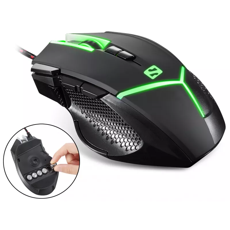 Pelė Sandberg Destroyer FlexWeight USB Type-A