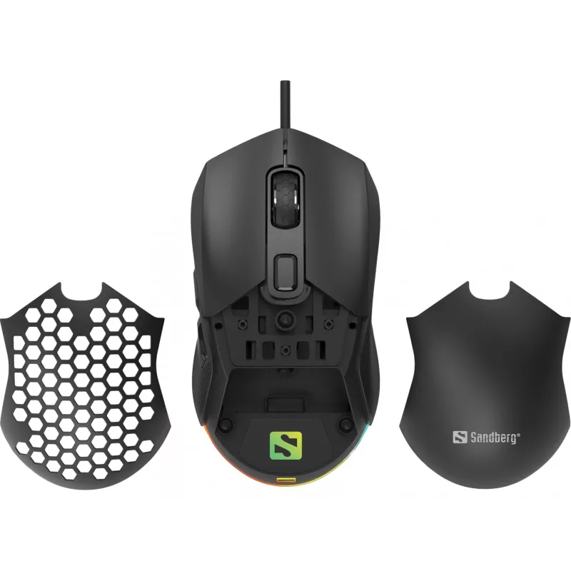 Pelė Sandberg FlexCover 6D USB Type-A