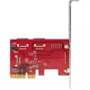 StarTech.com SATA PCIe kortelė – 6 prievadų PCIe SATA išplėtimo kortelė – 6Gbps – žemo / pilno profilio – sudėtinės SATA jungtys – ASM1166 be RAID – PCI Express į SATA keitiklis