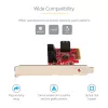StarTech.com SATA PCIe kortelė – 6 prievadų PCIe SATA išplėtimo kortelė – 6Gbps – žemo / pilno profilio – sudėtinės SATA jungtys – ASM1166 be RAID – PCI Express į SATA keitiklis
