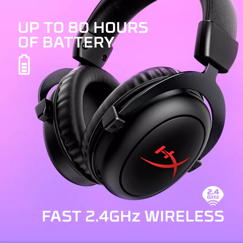 HyperX Cloud II Core belaidės žaidimų ausinės