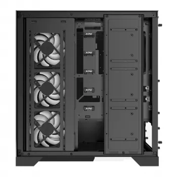 XPG INVADER X WOF Mid-Tower Juoda, Midi Tower, PC, juoda, ATX, micro ATX, Mini-ITX, SPCC, 17,5 cm
