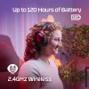 HyperX Cloud III Wireless - žaidimų ausinės, Juoda; Raudona, Kinija, Supraauralinės, Uždaro tipo, Aktyvus, 155 mm