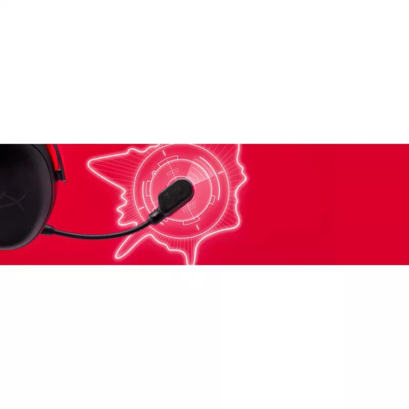 HyperX Cloud III Wireless - žaidimų ausinės, Juoda; Raudona, Kinija, Supraauralinės, Uždaro tipo, Aktyvus, 155 mm