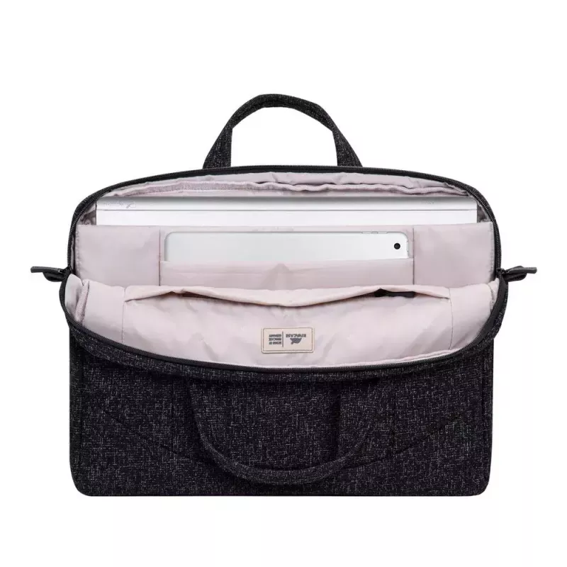 Messenger krepšys Rivacase 7931 39,6 cm 15,6 colio Juoda Balta