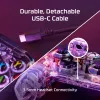 HyperX Clutch Gladiate - Laidinis žaidimų RGB valdiklis - Xbox, Žaidimų pultas, Xbox One, Xbox Series X, Laidinis, USB, USB Type-A, USB Type-C, Skaidrus