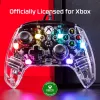 HyperX Clutch Gladiate - Laidinis žaidimų RGB valdiklis - Xbox, Žaidimų pultas, Xbox One, Xbox Series X, Laidinis, USB, USB Type-A, USB Type-C, Skaidrus