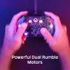 HyperX Clutch Gladiate - Laidinis žaidimų RGB valdiklis - Xbox, Žaidimų pultas, Xbox One, Xbox Series X, Laidinis, USB, USB Type-A, USB Type-C, Skaidrus