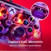 HyperX Clutch Gladiate - Laidinis žaidimų RGB valdiklis - Xbox, Žaidimų pultas, Xbox One, Xbox Series X, Laidinis, USB, USB Type-A, USB Type-C, Skaidrus