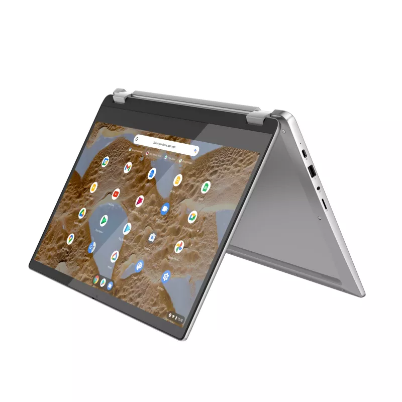 Lenovo IdeaPad Flex 3 Chrome 15IJL7 Intel® Celeron® N N4500 Chromebook 39.6 cm (15.6 colio) jutiklinis Full HD 8 GB LPDDR4x-SDRAM 128 GB eMMC Wi-Fi 6 (802.11ax) ChromeOS pilka