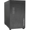 Mini bokšto korpusas INTER-TECH IM-2 Expander, Mini-ITX/Micro ATX, palaiko ATX/SFX maitinimo blokus, 2,5 colio ir 3,5 colio diskus, priekinius/viršutinius ventiliatorius 120/140 mm, juodas