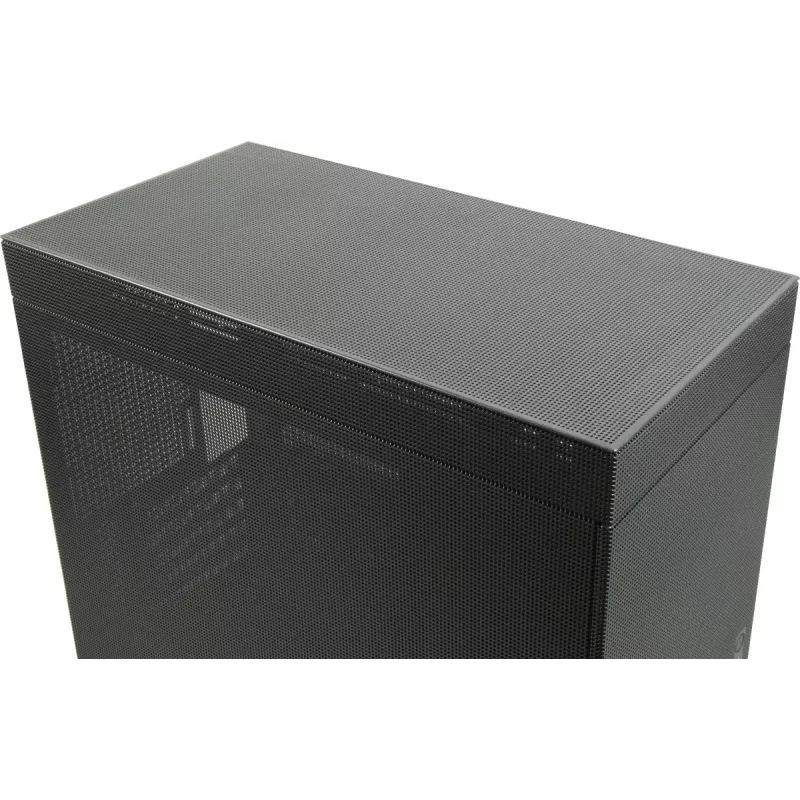 Mini bokšto korpusas INTER-TECH IM-2 Expander, Mini-ITX/Micro ATX, palaiko ATX/SFX maitinimo blokus, 2,5 colio ir 3,5 colio diskus, priekinius/viršutinius ventiliatorius 120/140 mm, juodas