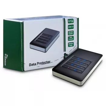 HDD korpusas Inter-Tech GD-25LK01, aliuminis, juodas, 2,5 colio