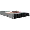 Server Case Inter-Tech IPC 2U-2412 Rack Juoda, Sidabrinė