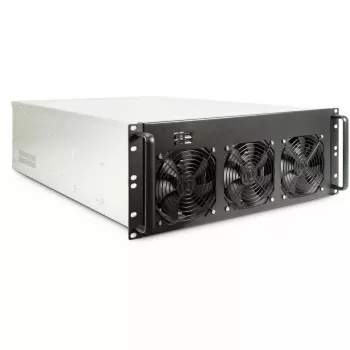 Kompiuterio korpusas Inter-Tech 4F28 Rack juoda, sidabrinė