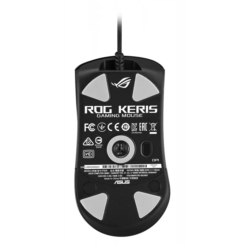 ASUS ROG Keris pelė Žaidimams Dešiniarankiams RF belaidė + USB Type-A 16000 DPI