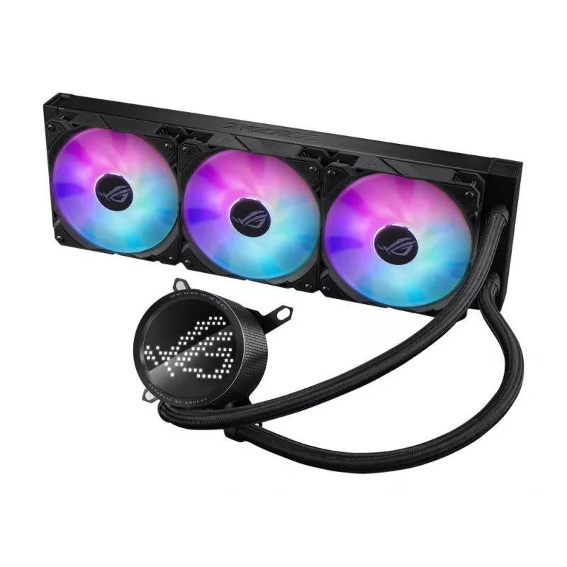 ASUS ROG Ryuo III 360 ARGB Procesoriaus skysčio aušinimo sistema 12 cm Juoda