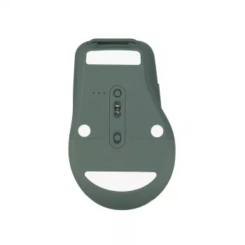 Pelė ASUS SmartO MD200 Silent Plus – abiem rankoms tinkama RF belaidė + Bluetooth, optinė 4200 DPI, 6 mygtukai, žalia