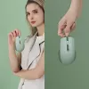 Pelė ASUS SmartO MD200 Silent Plus – abiem rankoms tinkama RF belaidė + Bluetooth, optinė 4200 DPI, 6 mygtukai, žalia