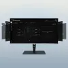Pelė ASUS SmartO MD200 Silent Plus – abiem rankoms tinkama RF belaidė + Bluetooth, optinė 4200 DPI, 6 mygtukai, žalia