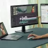 Pelė ASUS SmartO MD200 Silent Plus – abiem rankoms tinkama RF belaidė + Bluetooth, optinė 4200 DPI, 6 mygtukai, žalia