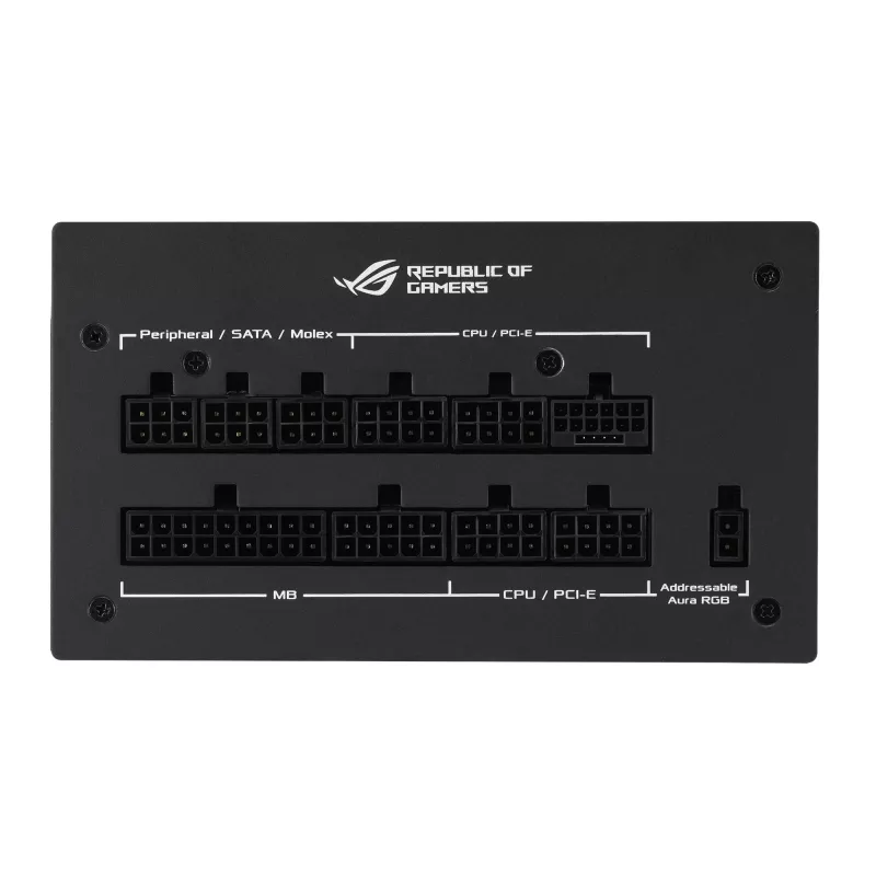ASUS ROG STRIX 1200W Gold Aura Edition maitinimo blokas 20+4 kontaktų ATX ATX juodas