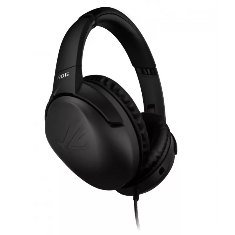ASUS ROG Strix Go ausinės su mikrofonu, laidinės, ant galvos, žaidimams, USB Type-C, juodos