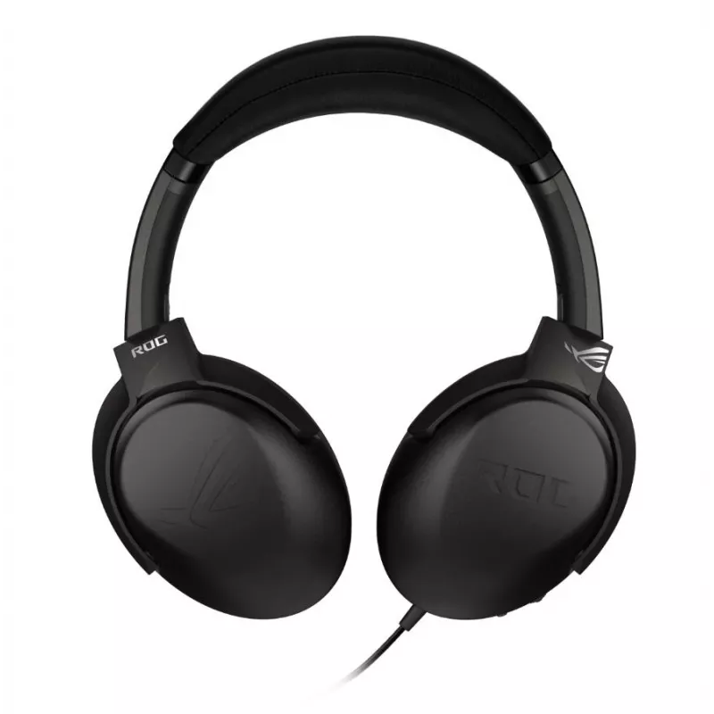 ASUS ROG Strix Go ausinės su mikrofonu, laidinės, ant galvos, žaidimams, USB Type-C, juodos