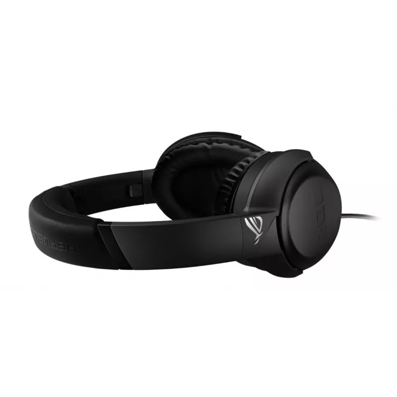 ASUS ROG Strix Go ausinės su mikrofonu, laidinės, ant galvos, žaidimams, USB Type-C, juodos