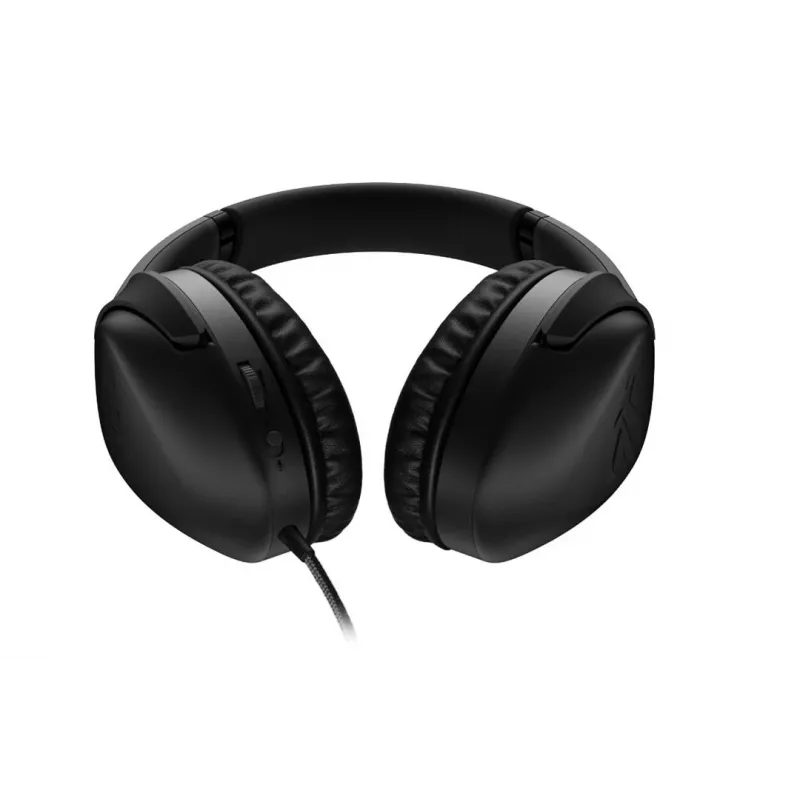 ASUS ROG Strix Go ausinės su mikrofonu, laidinės, ant galvos, žaidimams, USB Type-C, juodos