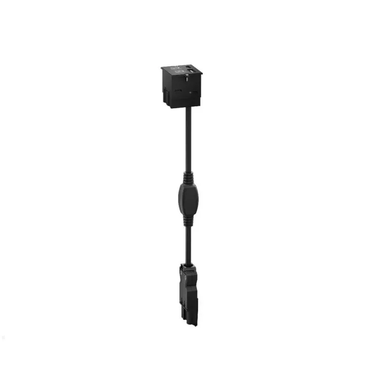Kištukinis lizdas USB A + USB C Bachmann 917.227 Juoda IP20 250V