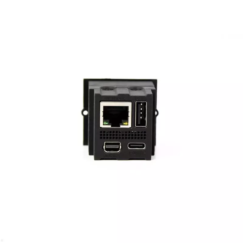 Kištukinis lizdas USB A + USB C Bachmann 917.229 Juoda 3A