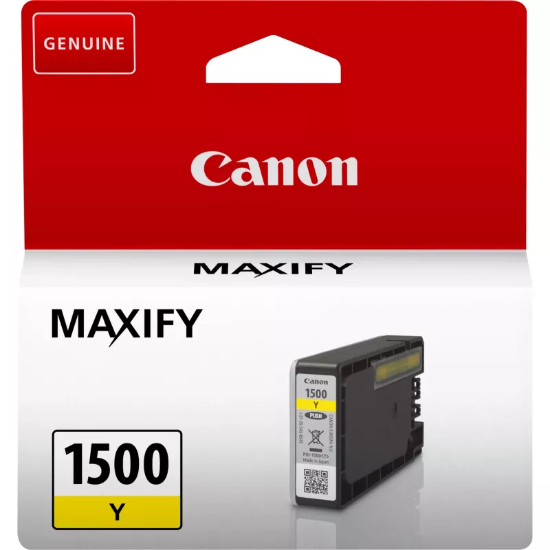 Kasetė Canon PGI-1500 Y 4,5 ml geltona
