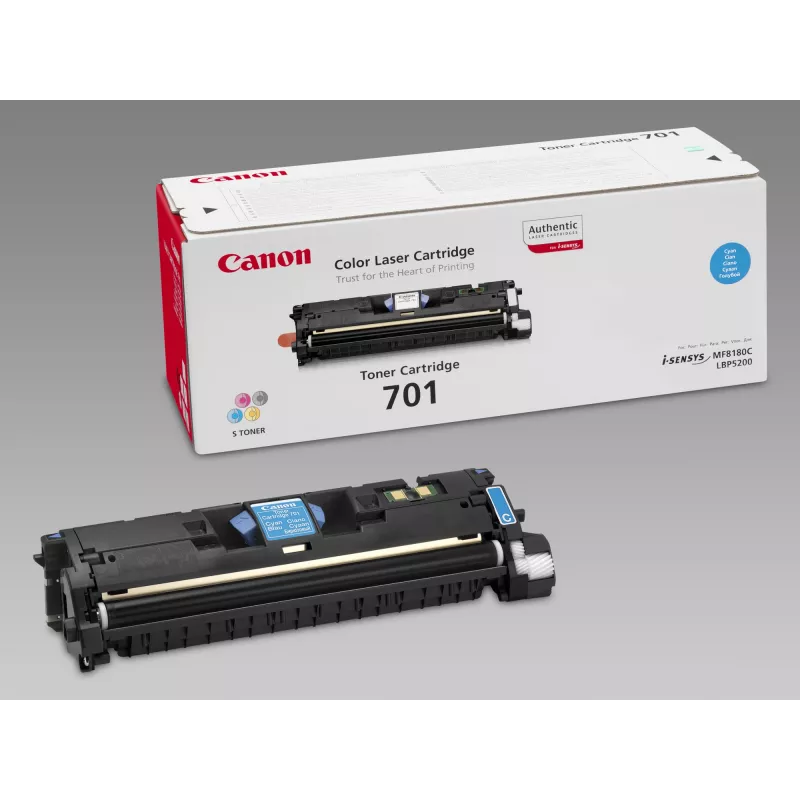 “Canon 701” tonerio kasetė 1 vnt. Originali žalsvai mėlyna