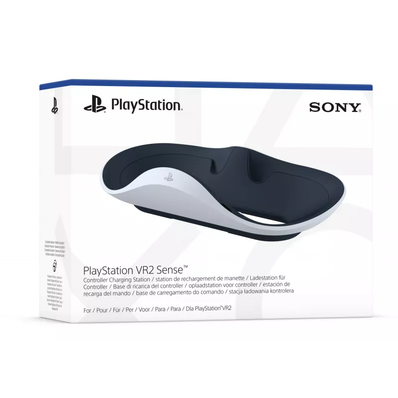 Įkrovimo stotelė Sony 9480693 žaidimų valdikliui — PlayStation 5, 5.1V/2.8A, juoda/baltas, 241×136×58 mm