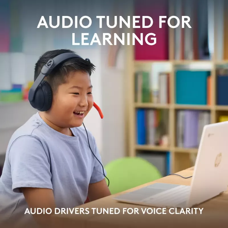 Ausinės Logitech Zone Learn On Ear USB-C