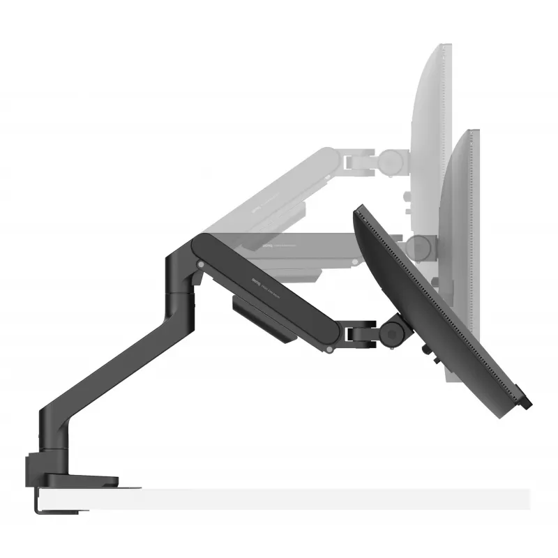 Monitoriaus laikiklis BenQ BSH01 — Ergo Arm reguliuojamas aukštis, suderinamas su VESA, juodas