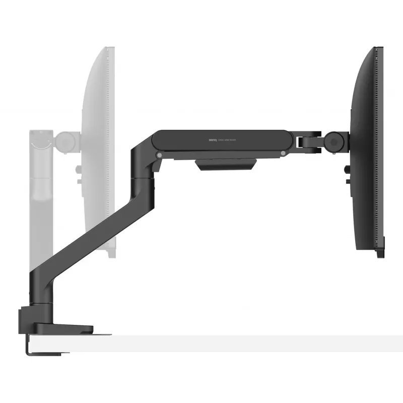 Monitoriaus laikiklis BenQ BSH01 — Ergo Arm reguliuojamas aukštis, suderinamas su VESA, juodas