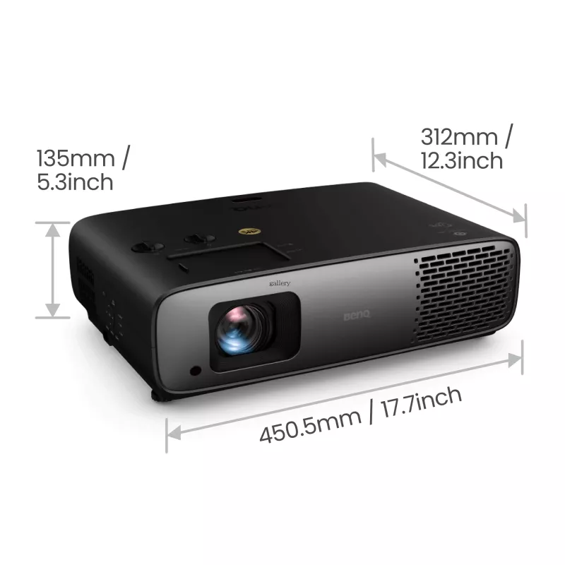BenQ W4100i standartinio metimo projektorius 3200 ANSI liumenų DLP UHD 4K (3840x2160) 3D juoda